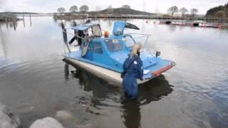 Hydrocopter fieldwork on Vesijärvi