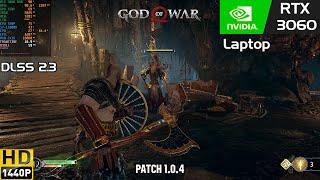 God of War Patch 1.0.4 Ultra Settings 1440p, DLSS 2.3 | RTX 3060 Laptop