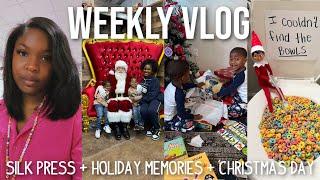 LAST VLOG OF THE YEAR + SILK PRESS  + SONIC 3 + HOLIDAY PARTY + CHRISTMAS DAY! | WEEKLY VLOG