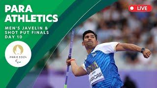 Para Athletics - Men's Javelin & Men's Shot Put Finals | Day 10 | Paris 2024 Paralympics