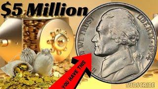 Rare 1974 Jefferson Nickel Worth Big Money! 