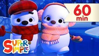 Little Snowflake + More | Nursery Rhymes & Kids Songs | Super Simple Songs