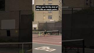 College Tennis: Carlos Rodriguez hit the shot of his life on match point but... #tennis