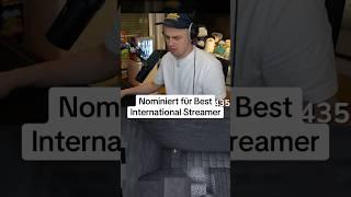 Nominiert für Best International Streamer #papaplatte #papaplatteclips #nomination #beststreamer