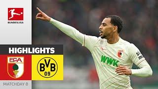 Double-Scorer Claude-Maurice Angers Dortmund | FC Augsburg-Borussia Dortmund 2-1 | Highlights | MD 8