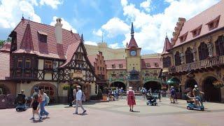 Disney World Walk: EPCOT Germany Pavilion at World Showcase in 4K · Orlando Florida