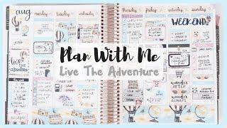 Plan With Me // Live The Adventure Kit (White Space!)