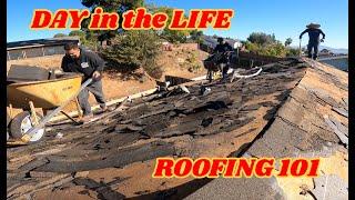 Day in the life of a roofer!  ROOFING 101