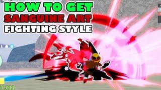 How get SANGUINE ART Fighting Style "Step by Step Guide" Blox Fruits