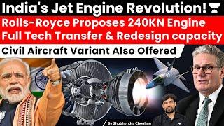 Rolls-Royce Offers 120kN Jet Engine for AMCA Mk-2 with Full Tech Transfer!