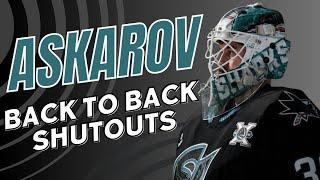 THE SHUTOUT STREAK CONTINUES: YAROSLAV ASKAROV PERFECT YET AGAIN!