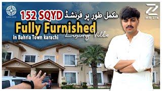 Fully Furnished 152 SQYD Villa | Bahria Town karachi |