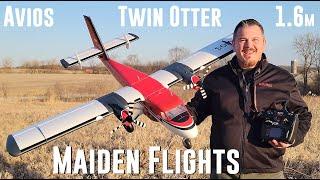 Avios - Twin Otter - 1600mm - Maiden Flights