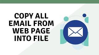 How to copy all email from web page