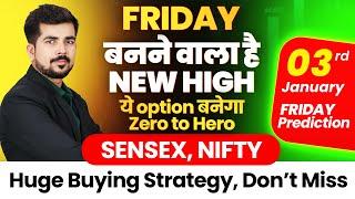 Best Intraday Trading Stocks [ 03 JAN 25 ] Sensex Expiry Analysis Nifty Prediction for Tomorrow