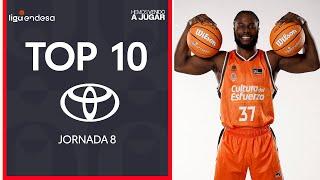 Ojeleye se semisuspende en el aire en el Top10 Toyota | Liga Endesa 2024-25