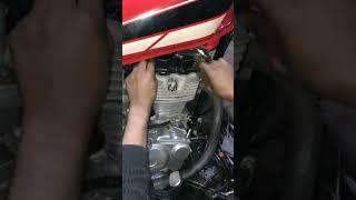 #honda125 tapat cover fitting #repairing #automobile #mechancial #experiment #mechinical#mechenical