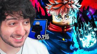 Getting 0.1% Jujutsu Kaisen Units in Roblox!