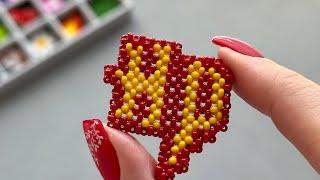 DIY Harry Potter logo. Beaded tutorial