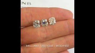 Comparing Cushion Cut Diamonds: Brilliant, Antique and Modified: Lauren B Diamond Education