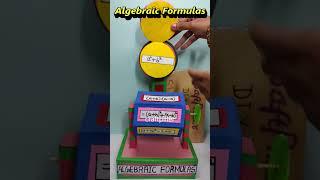 algebraic expressions working model - maths tlm - #shorts  - craftpiller