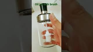 Amazon unboxing #oil jar with brush || oil ghee #containers for kitchen ||#kitchenproduct || shorts