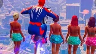 GTA 5 Water Ragdolls | SPIDERMAN Jumps/Fails #1 (Euphoria physics | Funny Moments)