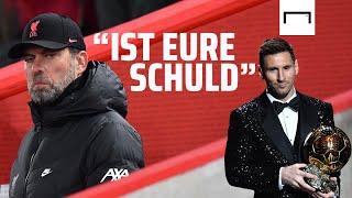 "Es ist eure Schuld" - Das sagen Jügen Klopp und Thomas Tuchel zur Ballon d’Or-Vergabe