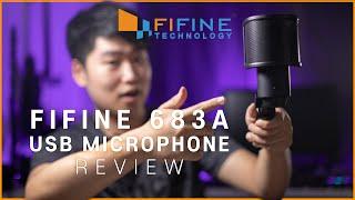 FIFINE USB MICROPHONE 638A Review (Now with a POP FILTER/USB-B)