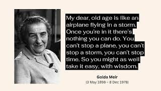  Golda Meir's Top 100 Quotes  | Part 4 | DAF Motivation