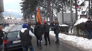 Današnji protest "Zastani Srbijo" u Ivanjici obeležio je incident