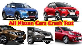 All NISSAN Cars Crash Test Videos || Magnite, Kicks, Evalia, Micra, Terrano, Sunny, Xtrail, Etc