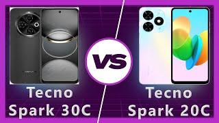 Tecno Spark 30C vs Tecno Spark 20C Detailed Comparison