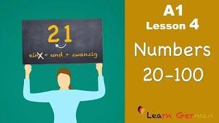 Learn German | Numbers (Part 2) | Zahlen | German for beginners | A1 - Lesson 4