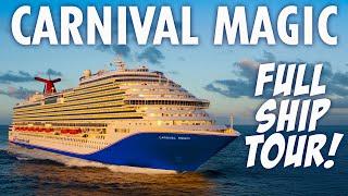 Explore the Carnival Magic! Full Walkthrough Cruise Ship Tour 2024