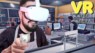 Я СТАЛ ДИРЕКТОРОМ СВОЕГО СУПЕРМАРКЕТА В ВР - Mini-Market Simulator VR