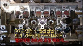 TG.2.7.LPG.시동시.공회전,정차시.엔진에서딸딸딸~태핏(MLA)밸브소음.타이밍벨트,점화플러그,코일교환.화성우정조암 정비마스타.기능장 제이에스 오토모빌 카센타수입.국산.진단수리