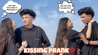 KISSING PRANK ON ASHU  ll ये मैंने क्या किया ..