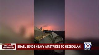 Israel-Hezbollah conflict: Wave of airstrikes cross to Lebanon