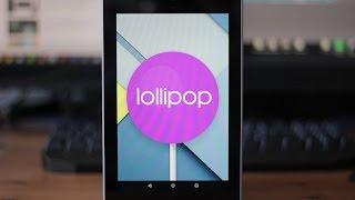 Official Android 5.0 Lollipop Nexus 7 (2012)