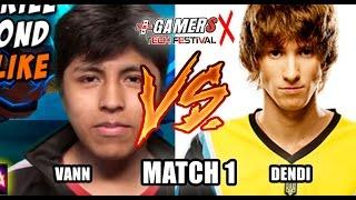 DENDI VS VanN MATCH 1 | MASGAMERS TECHFESTIVAL X - DENDI IN PERU