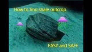 How to find shale outcrops(Subnautica)