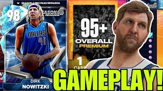 GALAXY OPAL DIRK NOWITZKI GAMEPLAY IN NBA2K25 MyTeam!! IS HE WORTH THE PRICE