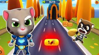 Talking Tom Gold Run Characters () Unlock All Super Heroes - Robot Tom vs Raccoon ()