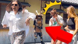 #7 SAMURAI Mannequin Prank in Kyoto Japan