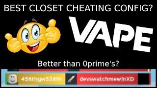 THE BEST CLOSET CHEATING CONFIG | BETTER THAN @0prime ?