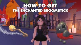 HOW to get the ENCHANTED BROOMSTICK & ALL NEW HALLOWEEN PETS INFO in ADOPT ME!