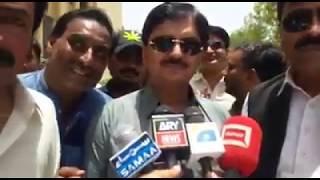 mumtaz ali chandio media sai baat karty howai