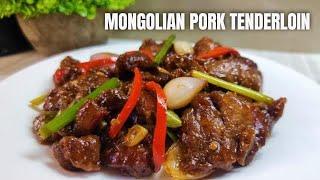 Cook this at home way better |  Pork Recipe | Mongolian Pork Tenderloin