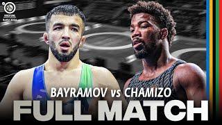 Unbelievable ending to Chamizo - Bayramov match | European OG Qualifier | Semi Final | FS 74Kg